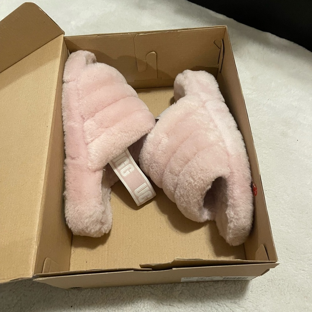 Pink Women’s Fluff Yeah Ugg slide